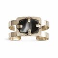 Brazalete de alpaca con asta