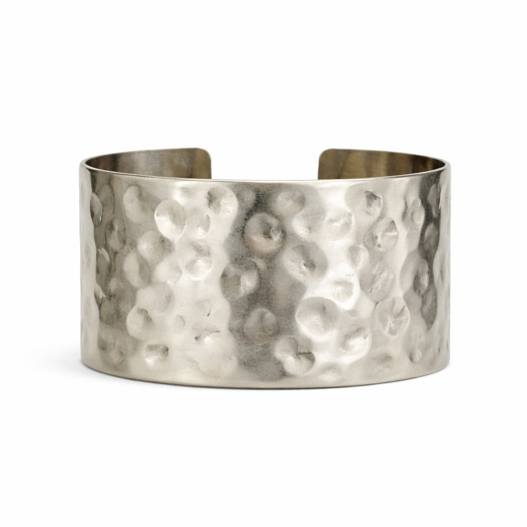 Brazalete ancho alpaca