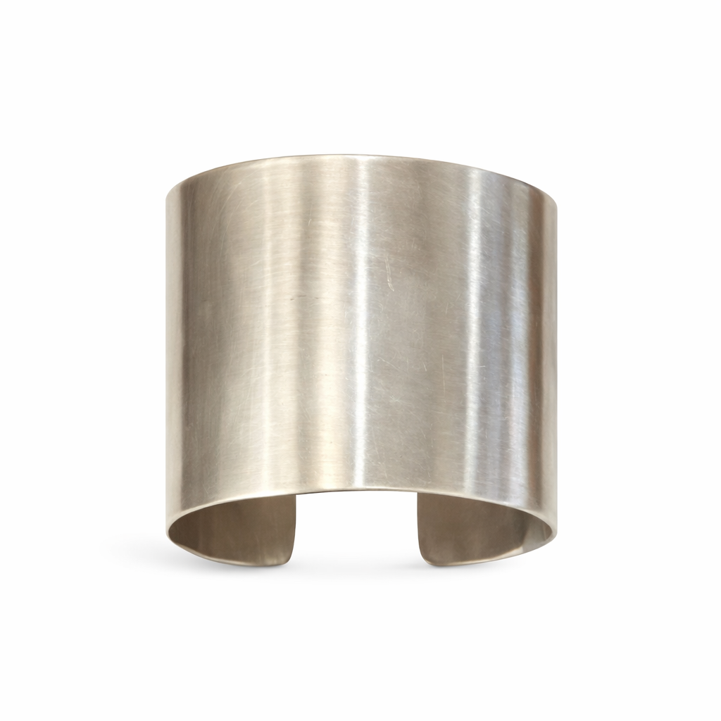 Brazalete ancho alpaca